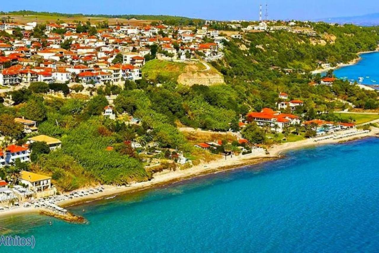 Beautiful Studio In Traditional Afytos Halkidiki-Uvc Sterilized 외부 사진