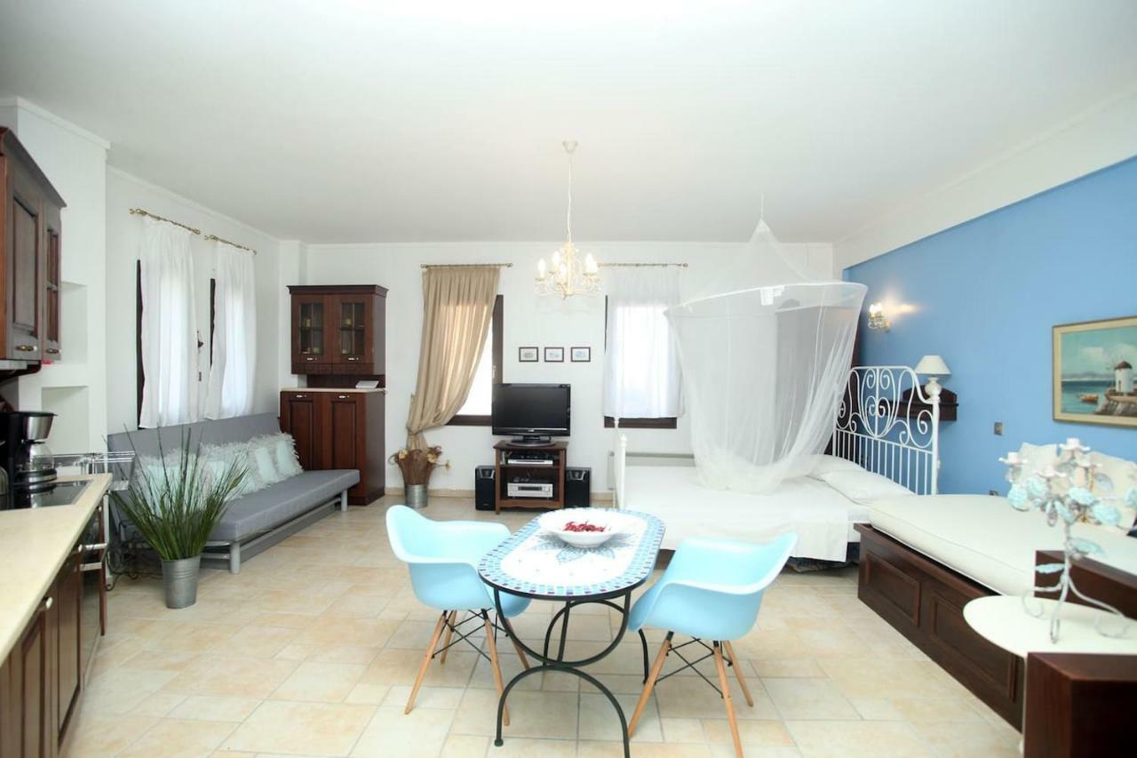 Beautiful Studio In Traditional Afytos Halkidiki-Uvc Sterilized 외부 사진